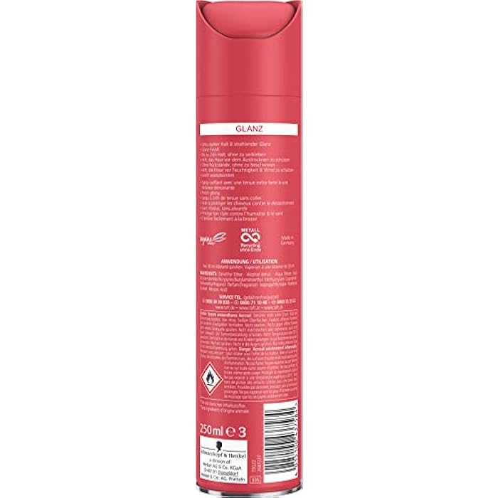 TAFT Store Shine Radiant Shine Hold 4 Hair Spray, 250ml - Image 2